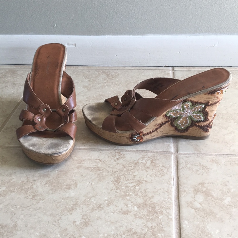 Beaded espadrille sandals
